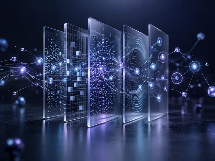 Lichtpunkte und Datenebenen als Visualisierung semantischer Suchsysteme